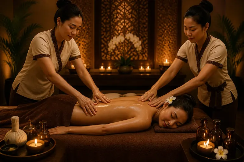 Hot Stone Massage at Moon Rose Spa Ajman